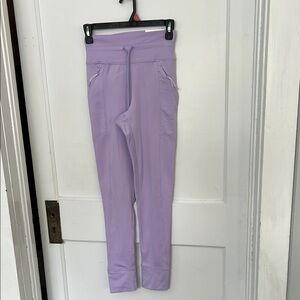 Lavender High-Waisted  Joggers